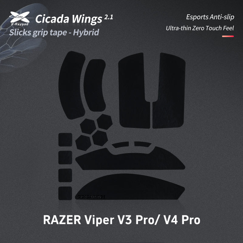 Cicada Wings V2 Slicks Grip For Razer Viper V3 PRO | Viper V4 PRO