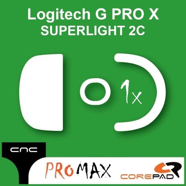 Corepad CNC milled Skatez PRO MAX Logitech G PRO X SUPERLIGHT 2C Compact