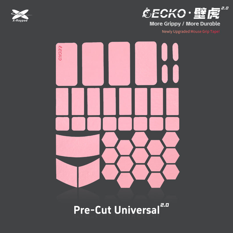 Geckos V2 Slicks Universal Pre-cut Grip Tape-More durable