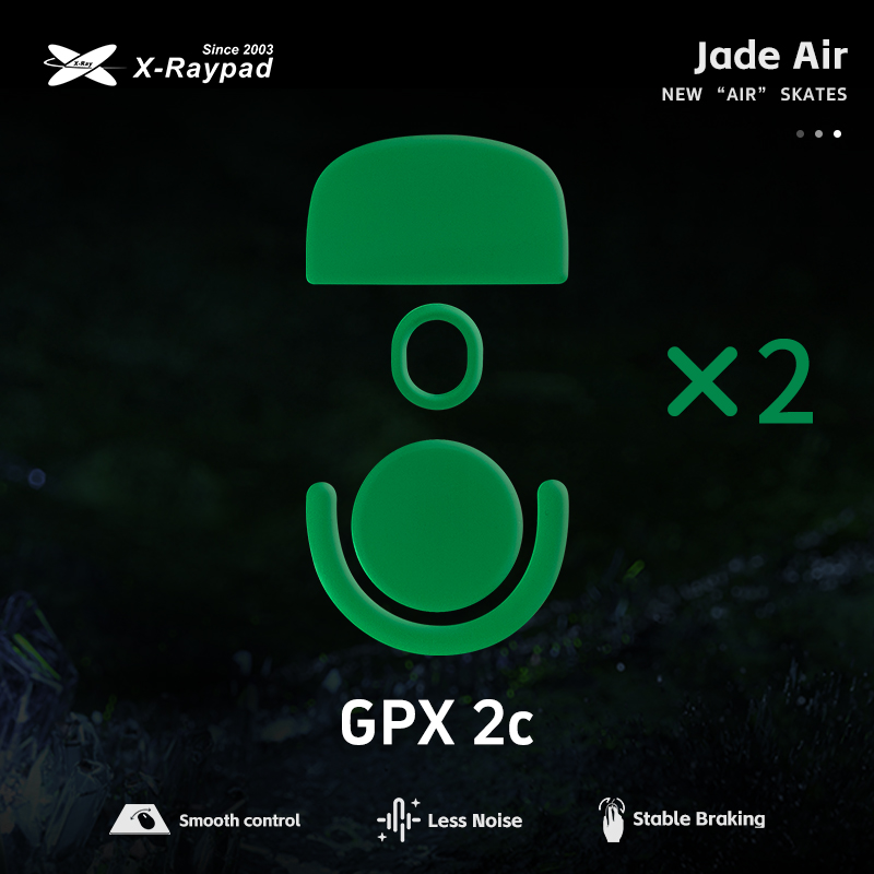 X-Raypad Jade Air Mouse Skates – Logitech PRO X SUPERLIGHT 2C