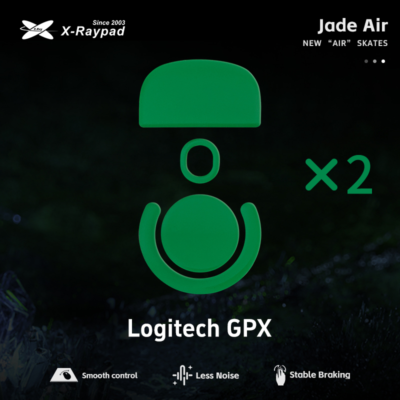 X-Raypad Jade Air Mouse Skates for Logitech PRO X SUPERLIGHT