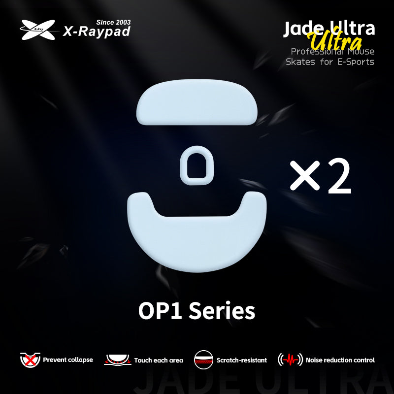 X-Raypad Obsidian Ultra Series Mouse Skates for Endgame Gear OP1 series