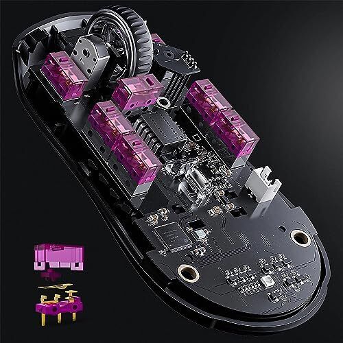 HCNHK 0.55N Purple Microswitch 150 Million Clicks (4 pieces)