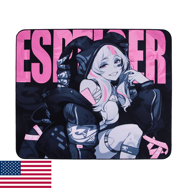 EspTiger PIONEER | Tang Dao | Pink Large Gaming Mousepad - Ships from USA