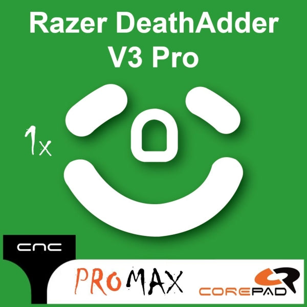 Corepad CNC milled Skatez PRO MAX Razer DeathAdder V3 PRO / Razer DeathAdder V3