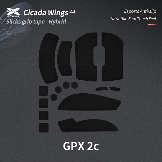 X-Raypad Cicada Wings V2 Slicks Grip Tape For Logitech G PRO X SUPERLIGHT 2c