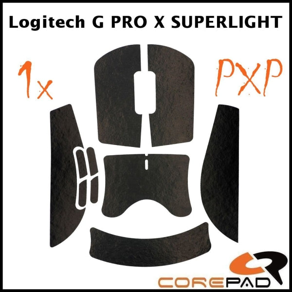 Corepad PXP Grips - Logitech G PRO X SUPERLIGHT (GPX1 / GPX2) & X2 SUPERSTRIKE
