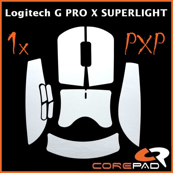 Corepad PXP Grips - Logitech G PRO X SUPERLIGHT (GPX1 / GPX2) & X2 SUPERSTRIKE