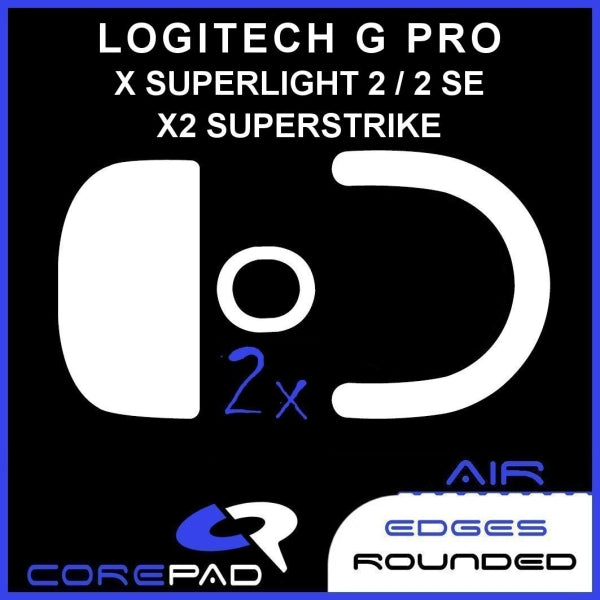 Corepad Skatez AIR Logitech G PRO X SUPERLIGHT 2 Wireless | X2 SUPERSTRIKE