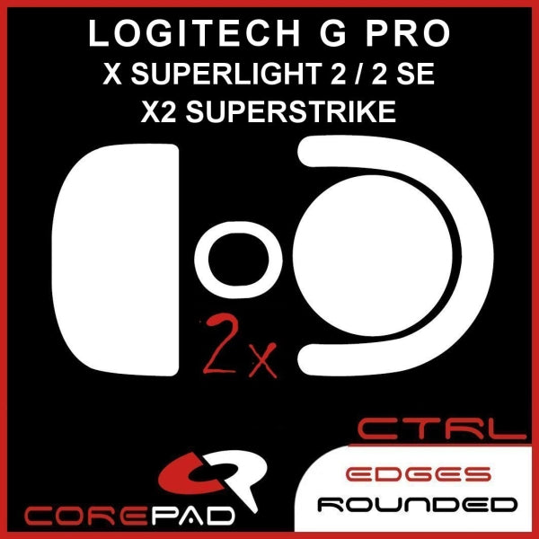 Corepad Skatez CTRL Logitech G PRO X SUPERLIGHT 2 Wireless | X2 SUPERSTRIKE