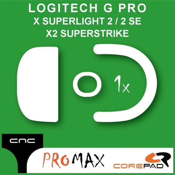 Corepad CNC milled Skatez PRO MAX Logitech G PRO X SUPERLIGHT 2 | X2 SUPERSTRIKE