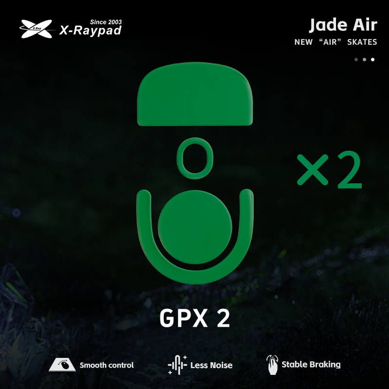 X-Raypad Jade Air Mouse Skates for Logitech PRO X SUPERLIGHT 2 | X2 SUPERSTRIKE
