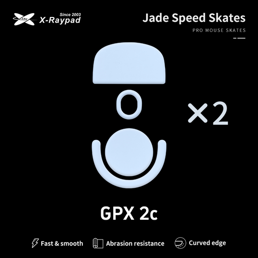 X-Raypad Jade Speed Mouse Skates For Logitech PRO X SUPERLIGHT 2C