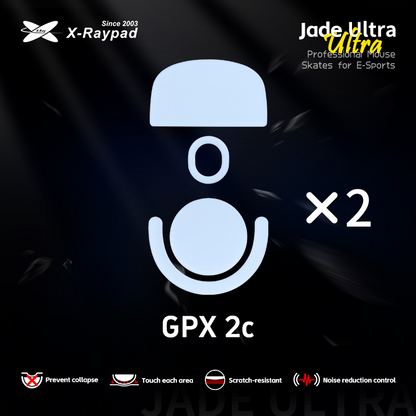 X-Raypad Jade Ultra Masterful Mouse Skates for PRO X SUPERLIGHT 2C