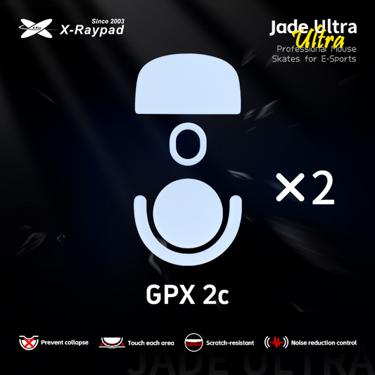 X-Raypad Jade Ultra Masterful Mouse Skates for PRO X SUPERLIGHT 2C