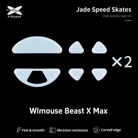 Xraypad Jade Skates for Wlmouse Beast X Max