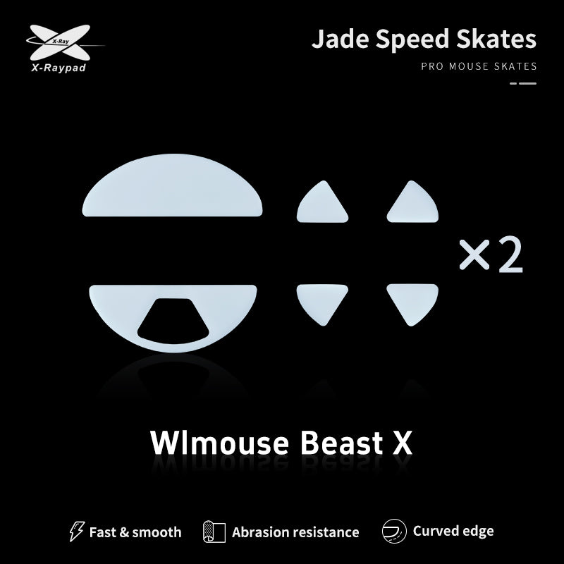 Xraypad Jade Skates for BEAST X Wireless Gaming Mouse – WLmouse