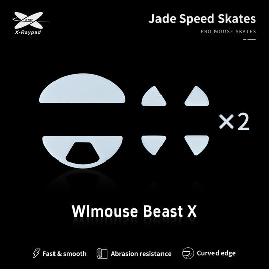 Xraypad Jade Skates for BEAST X Wireless Gaming Mouse – WLmouse