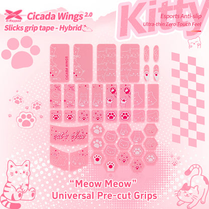 Xraypad Cicada Wings Kitty Universal Pre-cut Grips