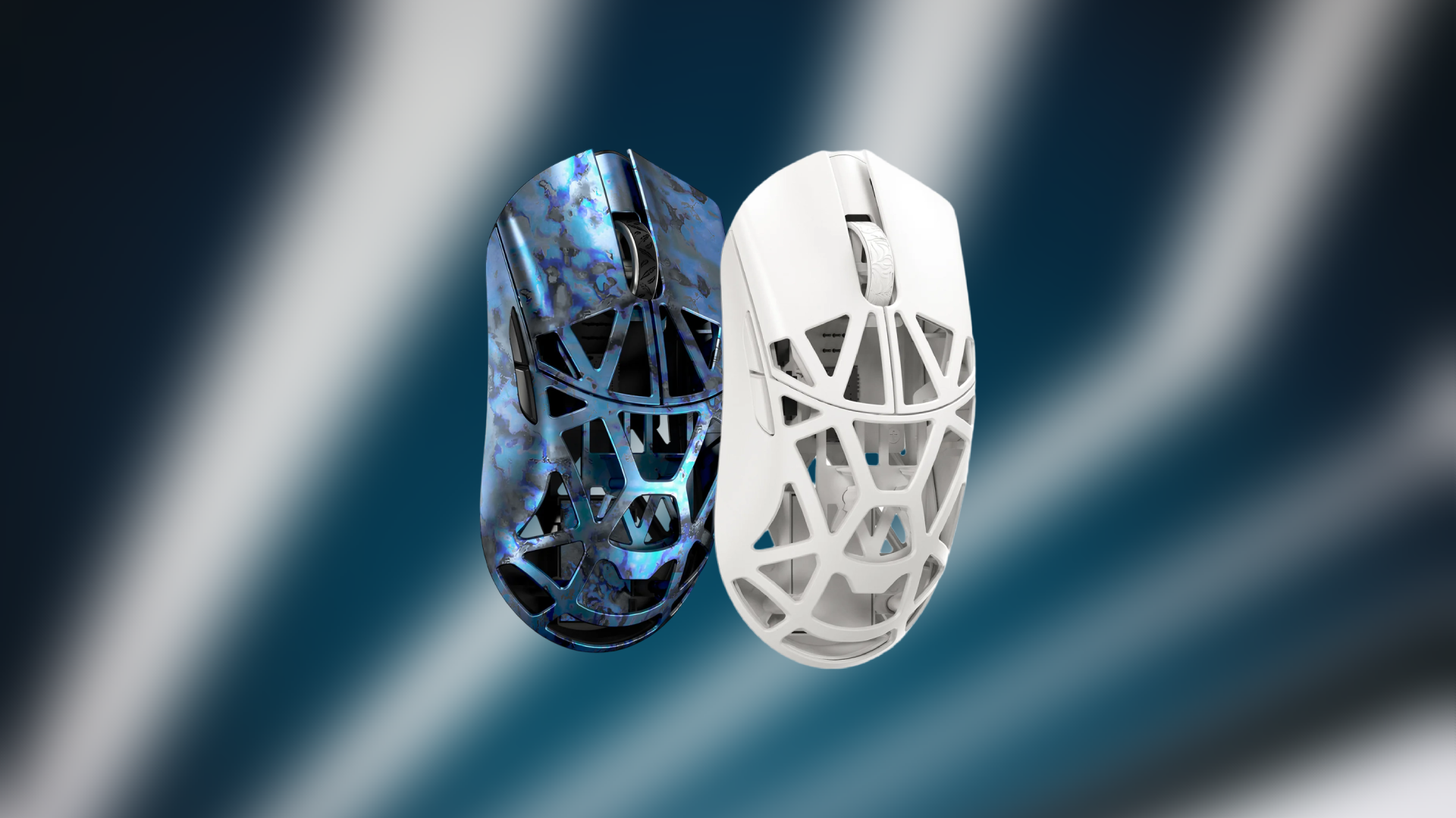 wlmouse miao ice blue omron optical マウス WLMouse Beast Miao - Wireless Gaming Mouse - Ice Blue [Omron