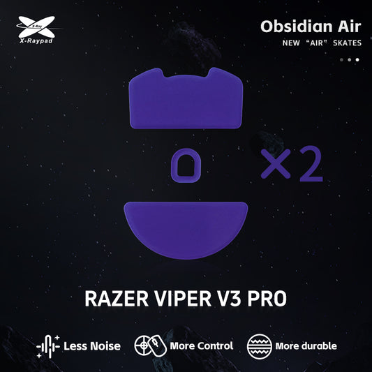 Xraypad Obsidian Air Mouse Skates – RAZER VIPER V3 PRO