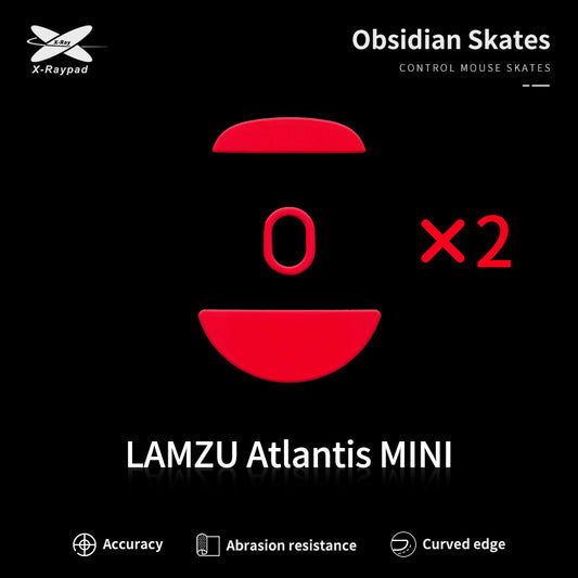 Xraypad Obsidian skates for LAMZU Atlantis-Mini