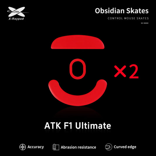 Xraypad Obsidian mouse skates for ATK Blazing Sky F1 ULTIMATE