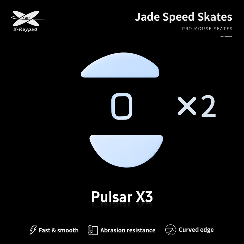 X-Raypad Jade mouse skates for Pulsar X3 Wireless Gaming Mouse