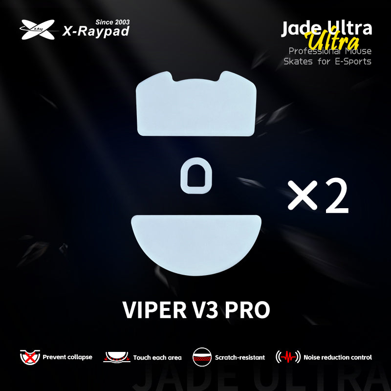 X-Raypad Jade Ultra Series Mouse Skates for Razer Viper V3 Pro