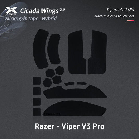 Xraypad Cicada Wings V2 Slicks Grip For Razer Viper V3 PRO