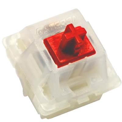 Gateron Milky Red Switches PCB Mount - Linear - 10 Pack (Gateron)