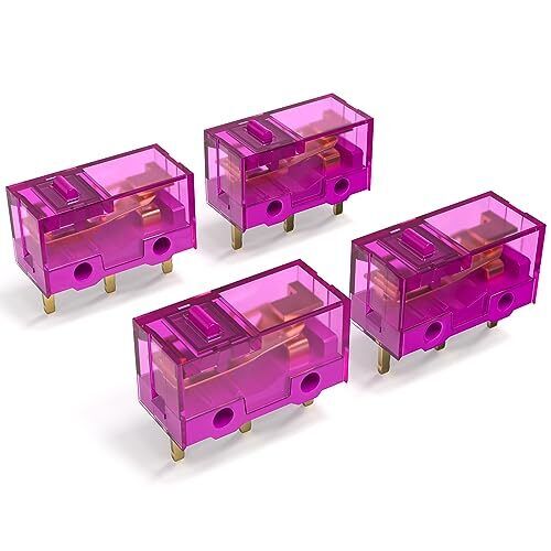 HCNHK 0.55N Purple Microswitch 150 Million Clicks (4 pieces)