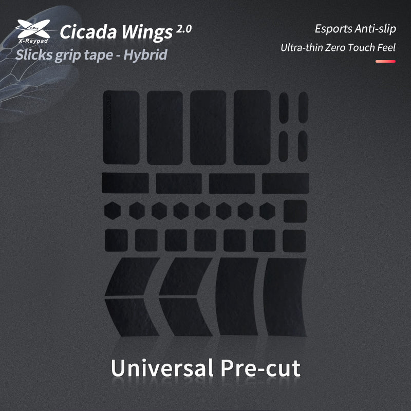 Cicada Wings 2.0 Grips - Universal Pre-cut