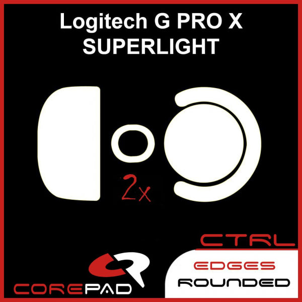 Corepad  CTRL Skatez - Logitech G Pro X Superlight Mouse Feet v2 (2 Sets)