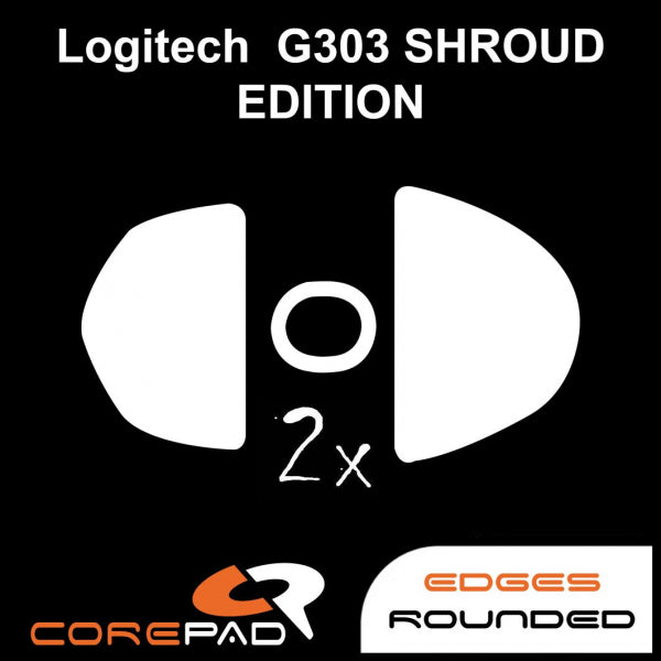 Corepad Skatez - Logitech G303 Shroud Edition (2 sets)